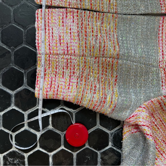 Chic Multicolor Tweed Two Piece Skirt Set (Skort) - Picture 16 of 16